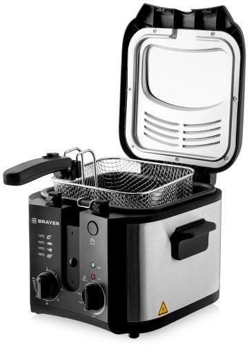Фритюрница BRAYER BR2833 черный, серебристый купить,NaN