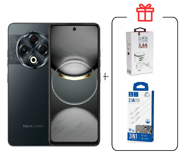 Смартфон Tecno Spark 30 8/128Gb Stellar Shadow + подарок купить,NaN