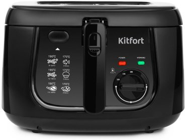Фритюрница Kitfort KT-2018 черный купить,27790