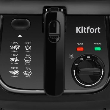 Фритюрница Kitfort KT-2018 черный купить,27790