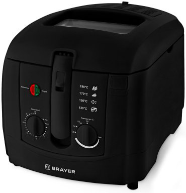 Фритюрница BRAYER BR2830BK черный купить,NaN