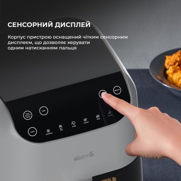 Аэрогриль Xiaomi Deerma DEM-KZ130W белый черный купить,0