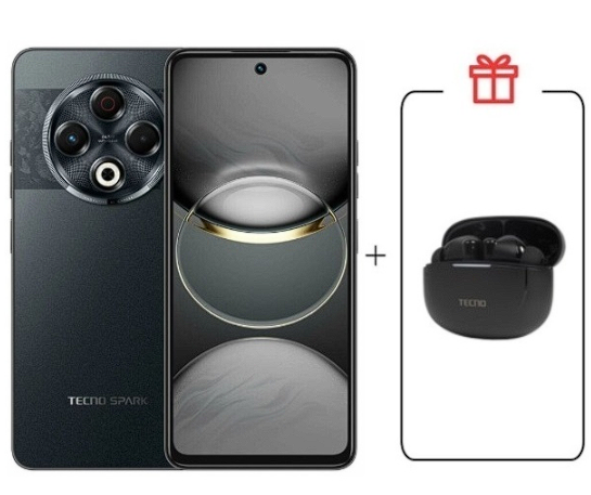 Смартфон Tecno Spark 30 8/128Gb Stellar Shadow + подарок купить,NaN