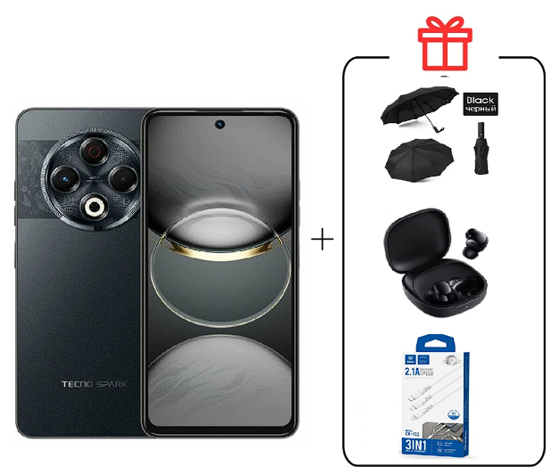 Смартфон Tecno Spark 30 8/128Gb Stellar Shadow + подарок купить,NaN