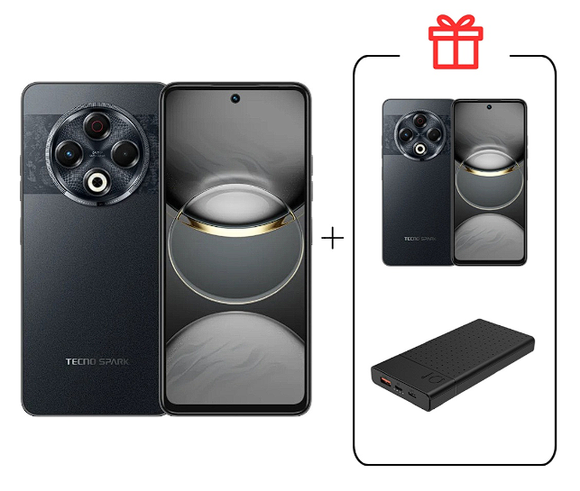 Смартфон Tecno Spark 30 8/128Gb Stellar Shadow + подарок купить,NaN