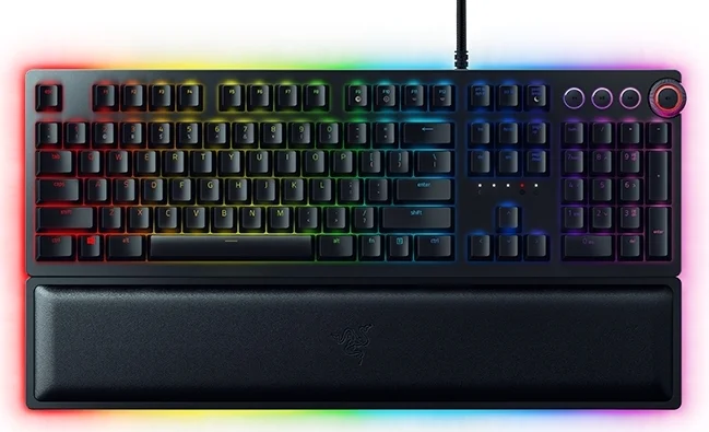 Клавиатура Razer Huntsman Elite Purple Switch RZ03-01870700-R3R1 Black