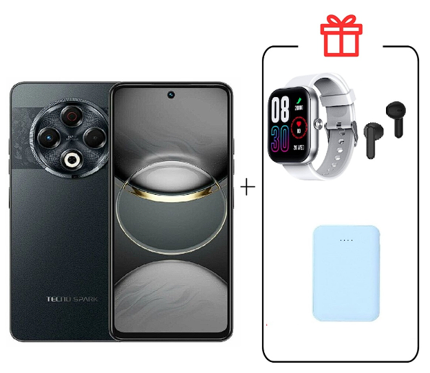 Смартфон Tecno Spark 30 8/128Gb Stellar Shadow + подарок купить,NaN