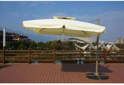 Зонт для кафе Афина AFM-250SLB-Light Beige