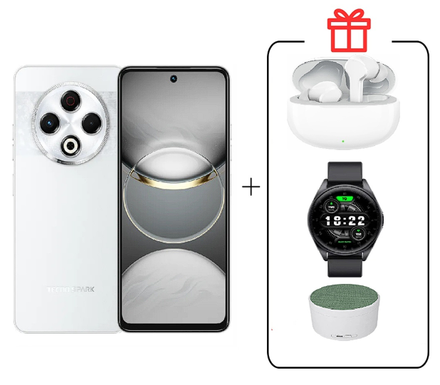 Смартфон Tecno Spark 30 8/256Gb Astral Ice+ Подарок купить,NaN