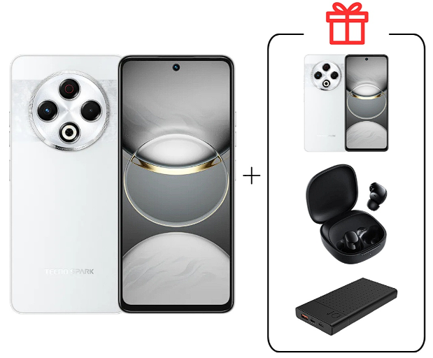 Смартфон Tecno Spark 30 8/256Gb Astral Ice+ Подарок купить,NaN