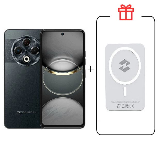 Смартфон Tecno Spark 30 8/128Gb Stellar Shadow + подарок купить,NaN