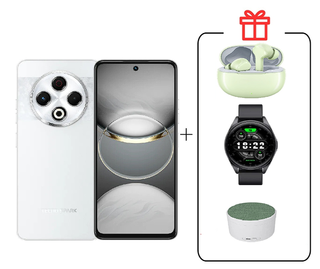 Смартфон Tecno Spark 30 8/256Gb Astral Ice+ Подарок купить,NaN