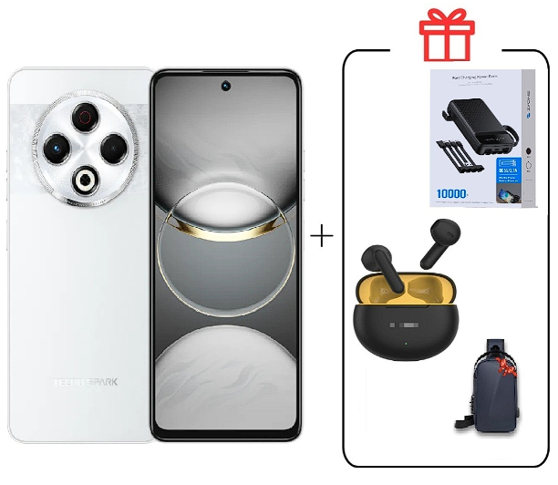 Смартфон Tecno Spark 30 8/256Gb Astral Ice+ Подарок купить,NaN