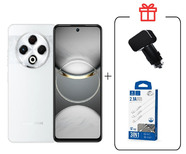 Смартфон Tecno Spark 30 8/256Gb Astral Ice+ Подарок купить,NaN