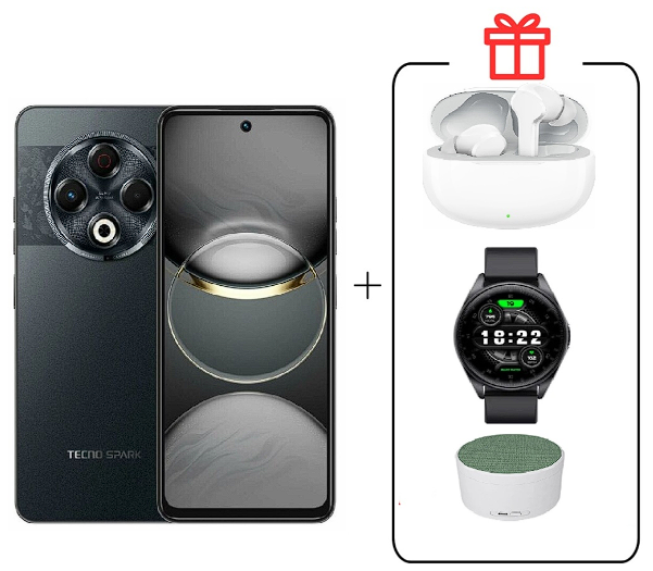 Смартфон Tecno Spark 30 8/128Gb Stellar Shadow + подарок купить,NaN