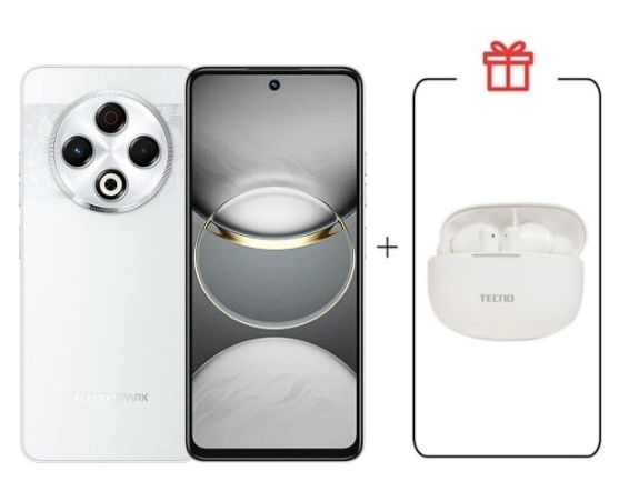 Смартфон Tecno Spark 30 8/256Gb Astral Ice+ Подарок купить,NaN