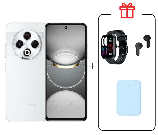 Смартфон Tecno Spark 30 8/256Gb Astral Ice+ Подарок купить,NaN