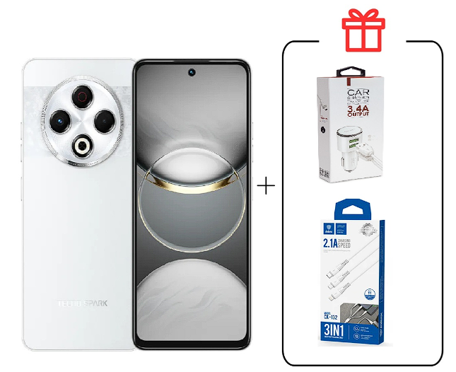 Смартфон Tecno Spark 30 8/256Gb Astral Ice+ Подарок купить,NaN