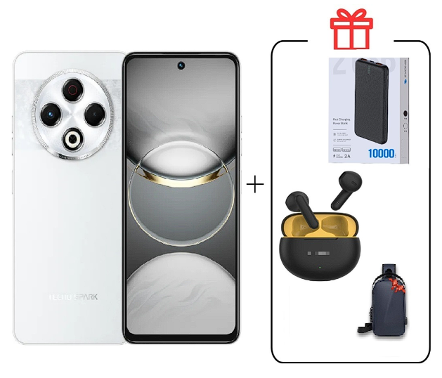 Смартфон Tecno Spark 30 8/256Gb Astral Ice+ Подарок купить,NaN