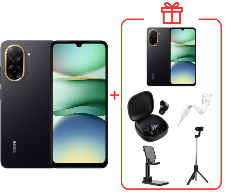 Смартфон Xiaomi Redmi A5 4G 3/64Gb Midnight Black +подарок купить,NaN