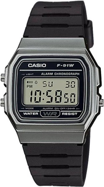 Часы Casio F-91WM-1BDF купить,NaN