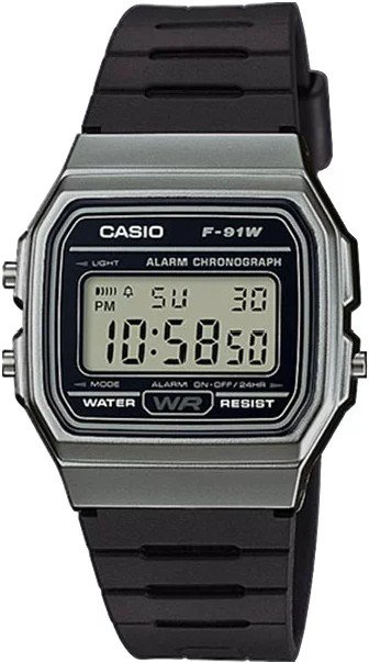 Часы Casio F-91WM-1BDF купить,NaN