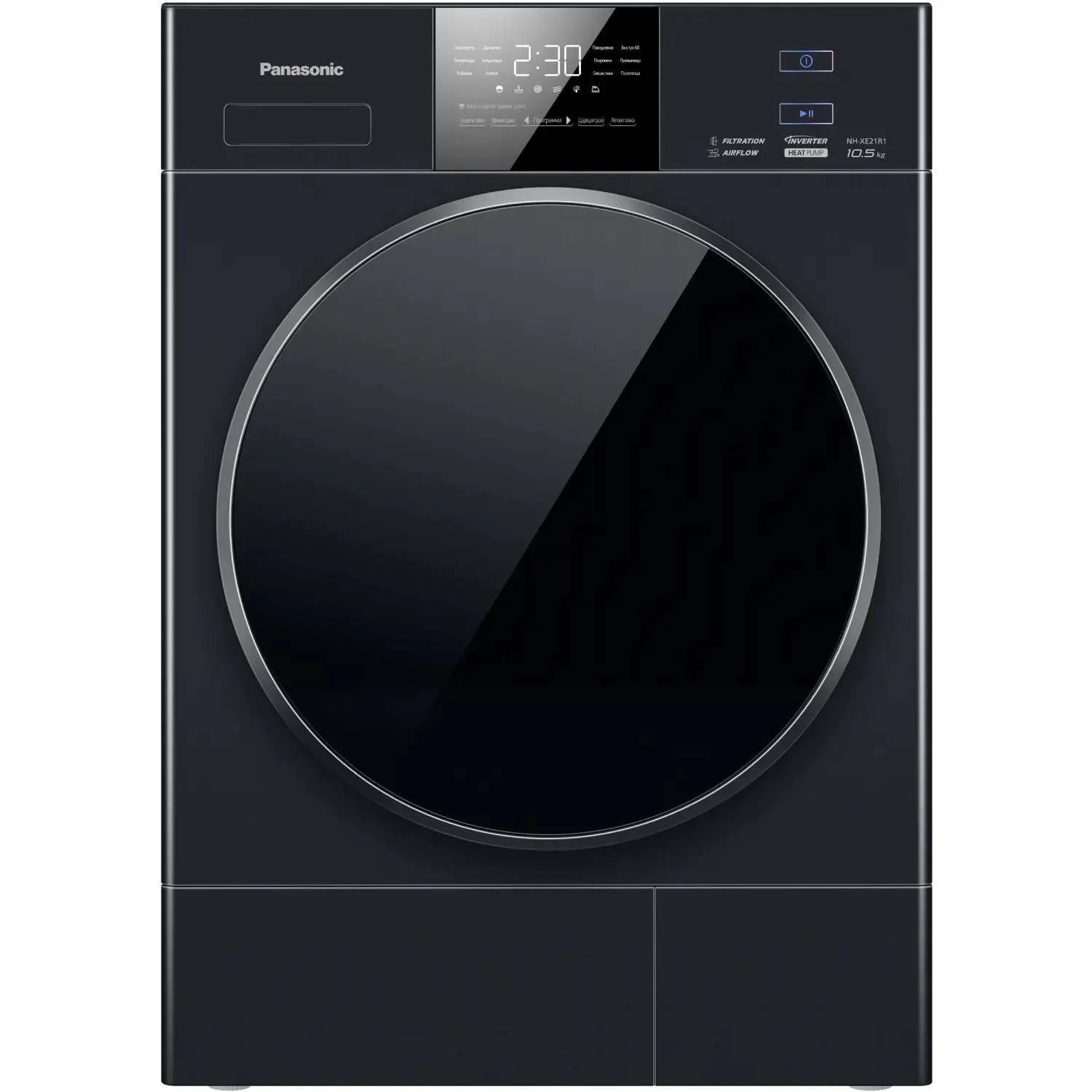 Стиральная машина Panasonic NA-21CER1BKZ + Сушильный аппарат Panasonic NH-XE21R1BKZ + полка в подарок