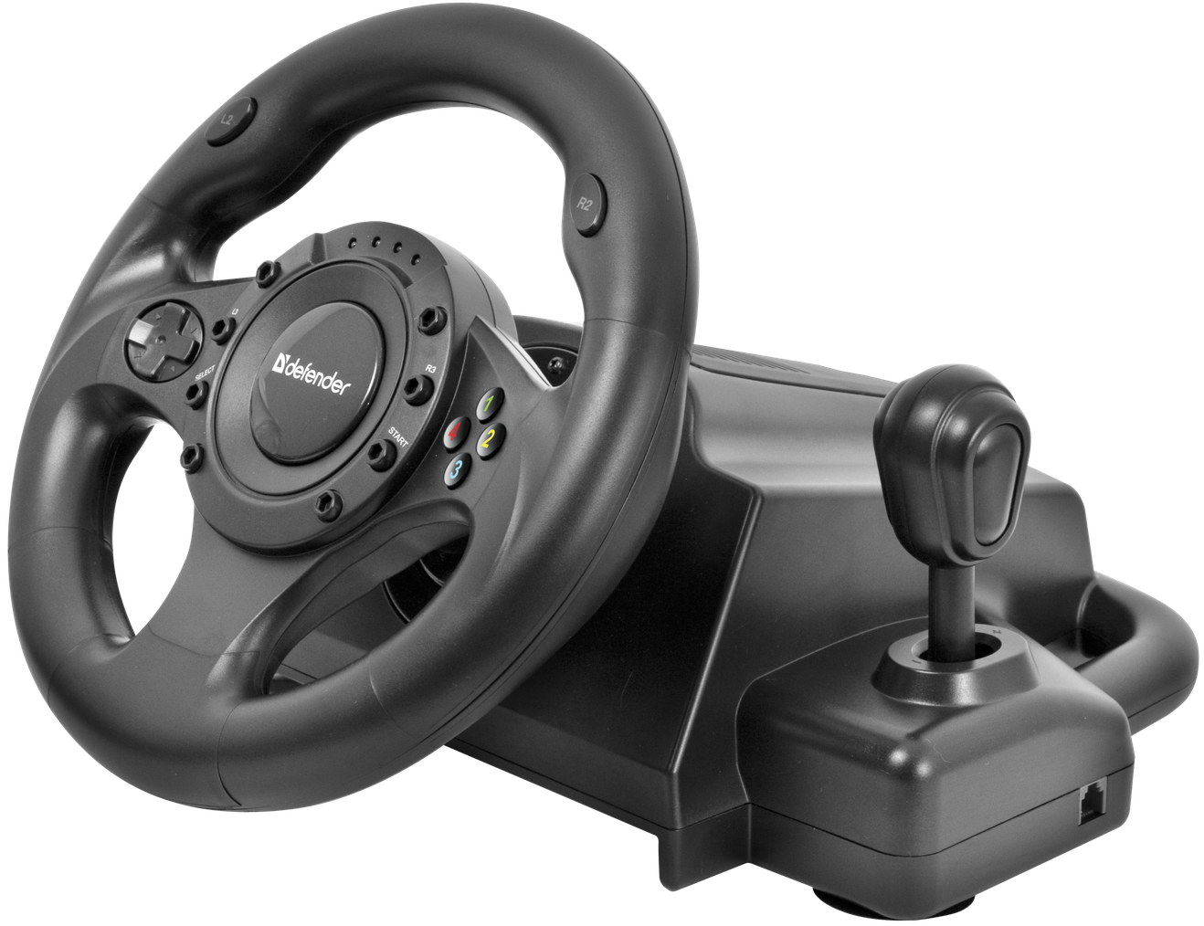 Руль игровой  Defender Forsage Drift GT черный