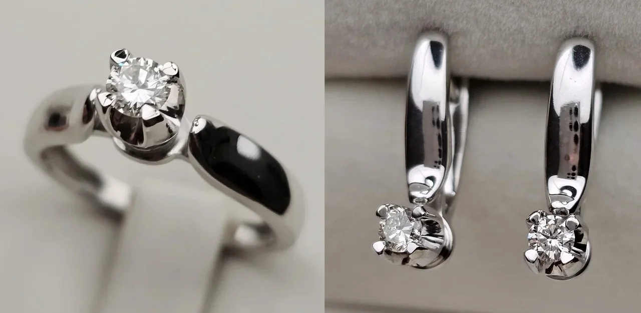 Комплект Deimantas 113749383 16,5р 0,185ct 0,32ct. купить,NaN