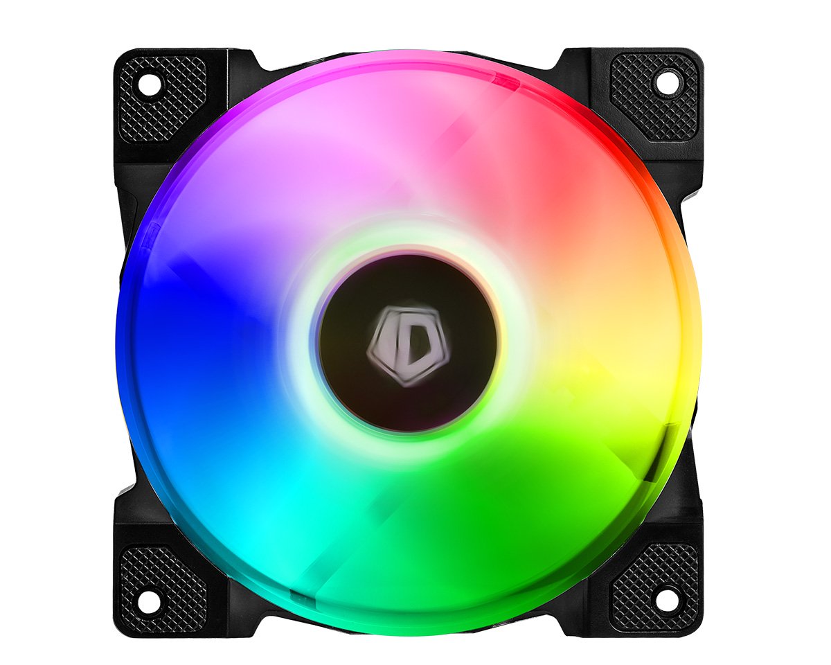 Комплект вентиляторов для корпуса ID-Cooling DF-12025-RGB-TRIO 12cm RGB LED разноцветная подсветка - ForteMarket Комплект вентиляторов для корпуса ID-Cooling DF-12025-RGB-TRIO 12cm RGB LED разноцветная подсветка купить,0