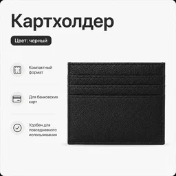Картхолдер черный