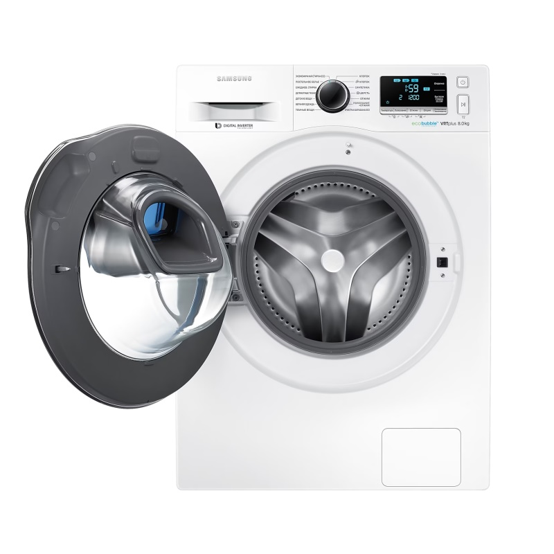 Стиральная машина Samsung WW80K6210RW/LD белая купить,NaN