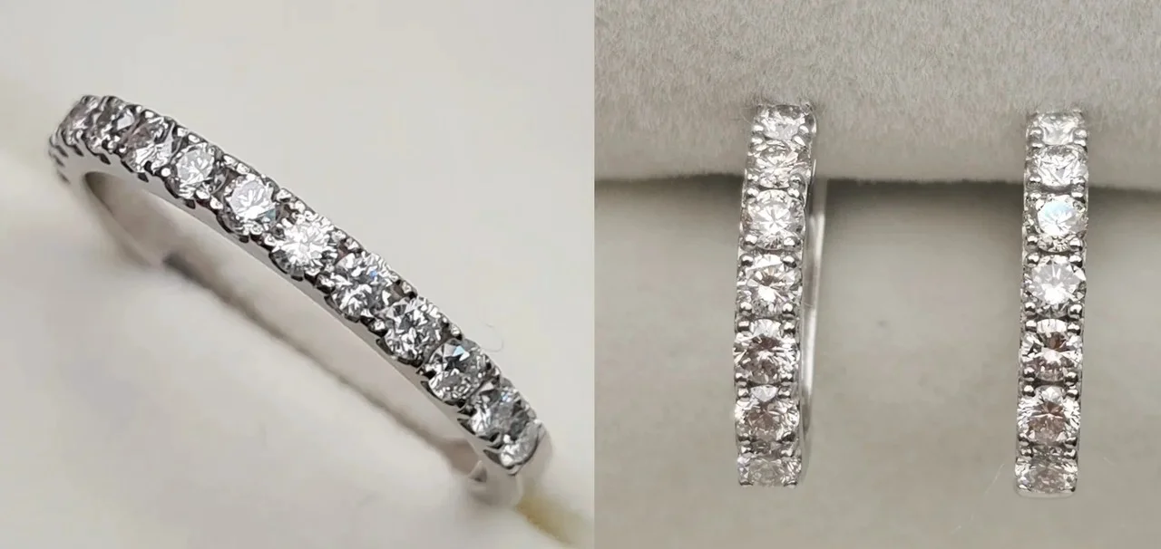 Комплект Deimantas 113716882 16,5р 0,37ct 0,84ct. купить,NaN