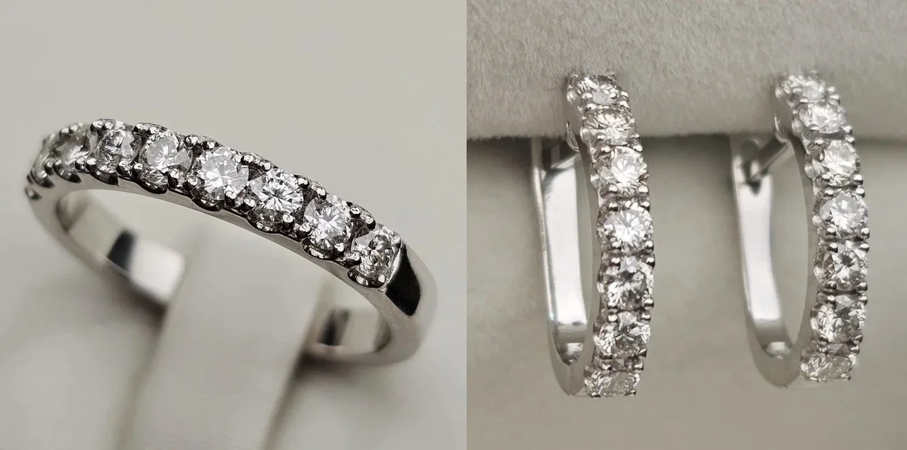 Комплект Deimantas 113749351 17р 0,54ct 0,84ct. купить,NaN