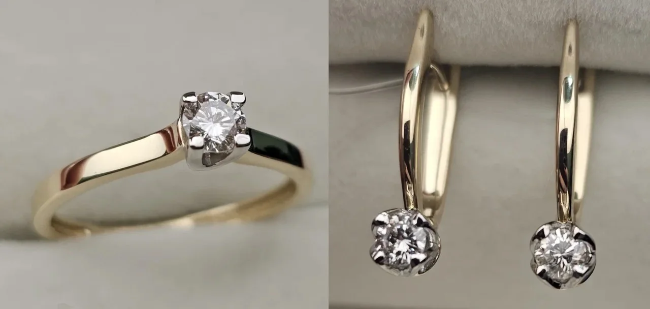 Комплект Deimantas 113695973 16р 0,186ct 0,31ct. купить,NaN