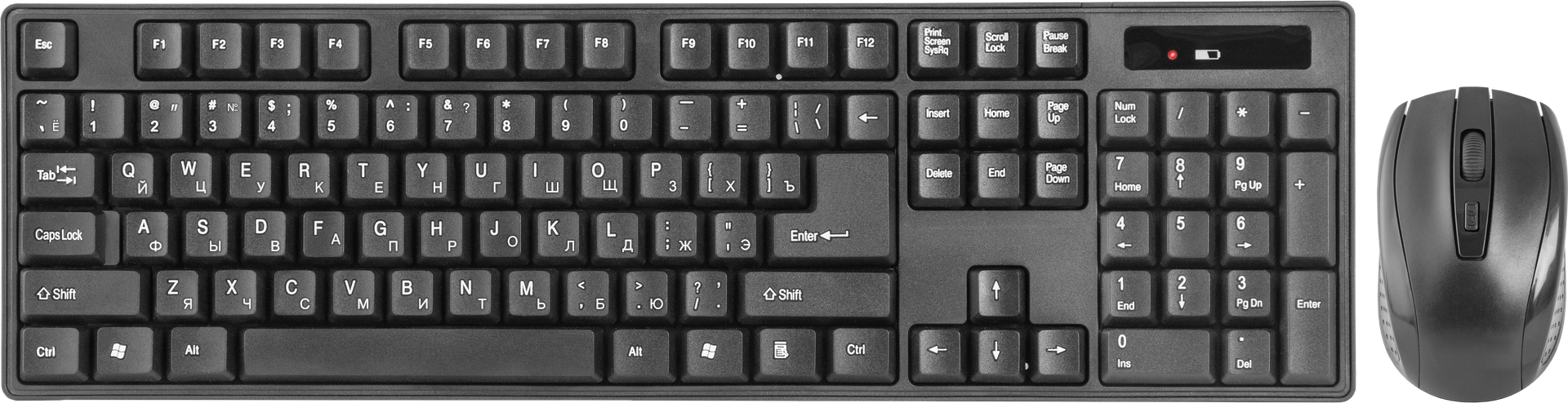Клавиатура Defender Combo C-915 Black USB + мышь черный