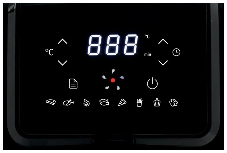 Аэрогриль Gorenje AF1700DB черно-серебристый
