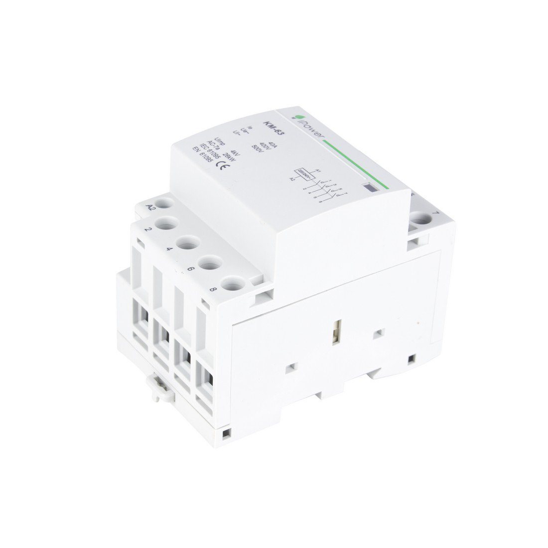 Контактор модульный iPower КМ-63 4Р 40А купить,NaN