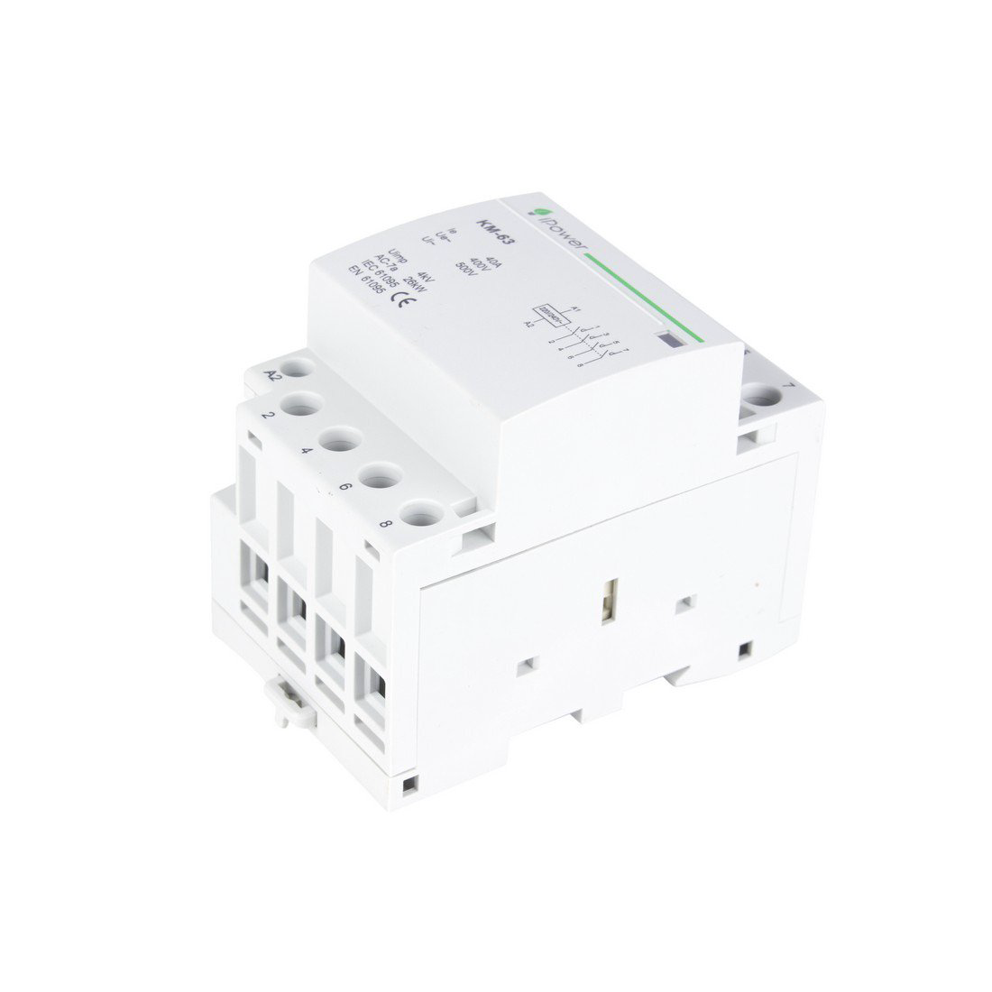 Контактор модульный iPower КМ-63 4Р 40А купить,NaN
