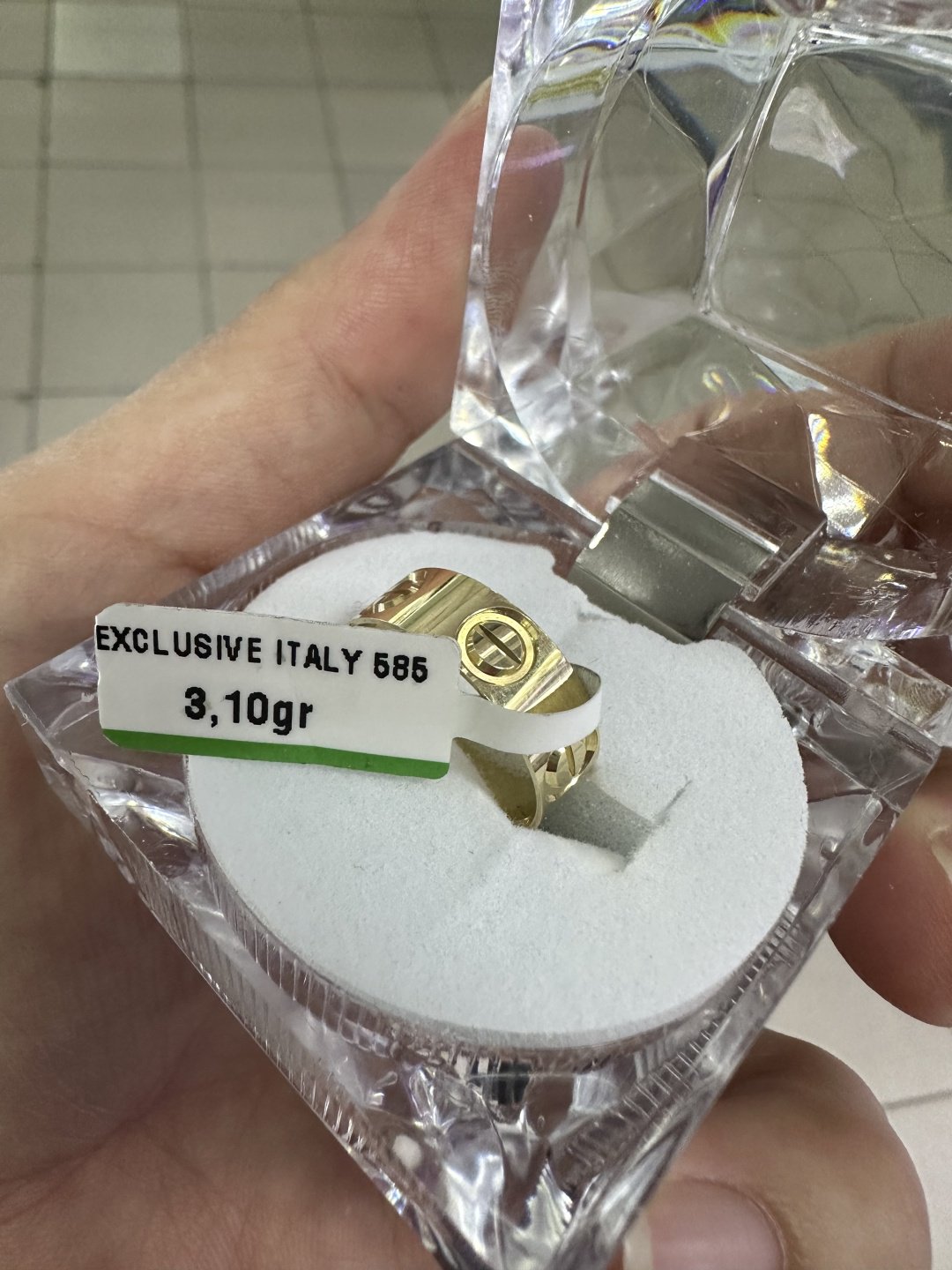 Кольцо Italy Exclusive 000367383 размер 16, 18, 17, 19 вес 3.10 г золото, без вставок купить,229700