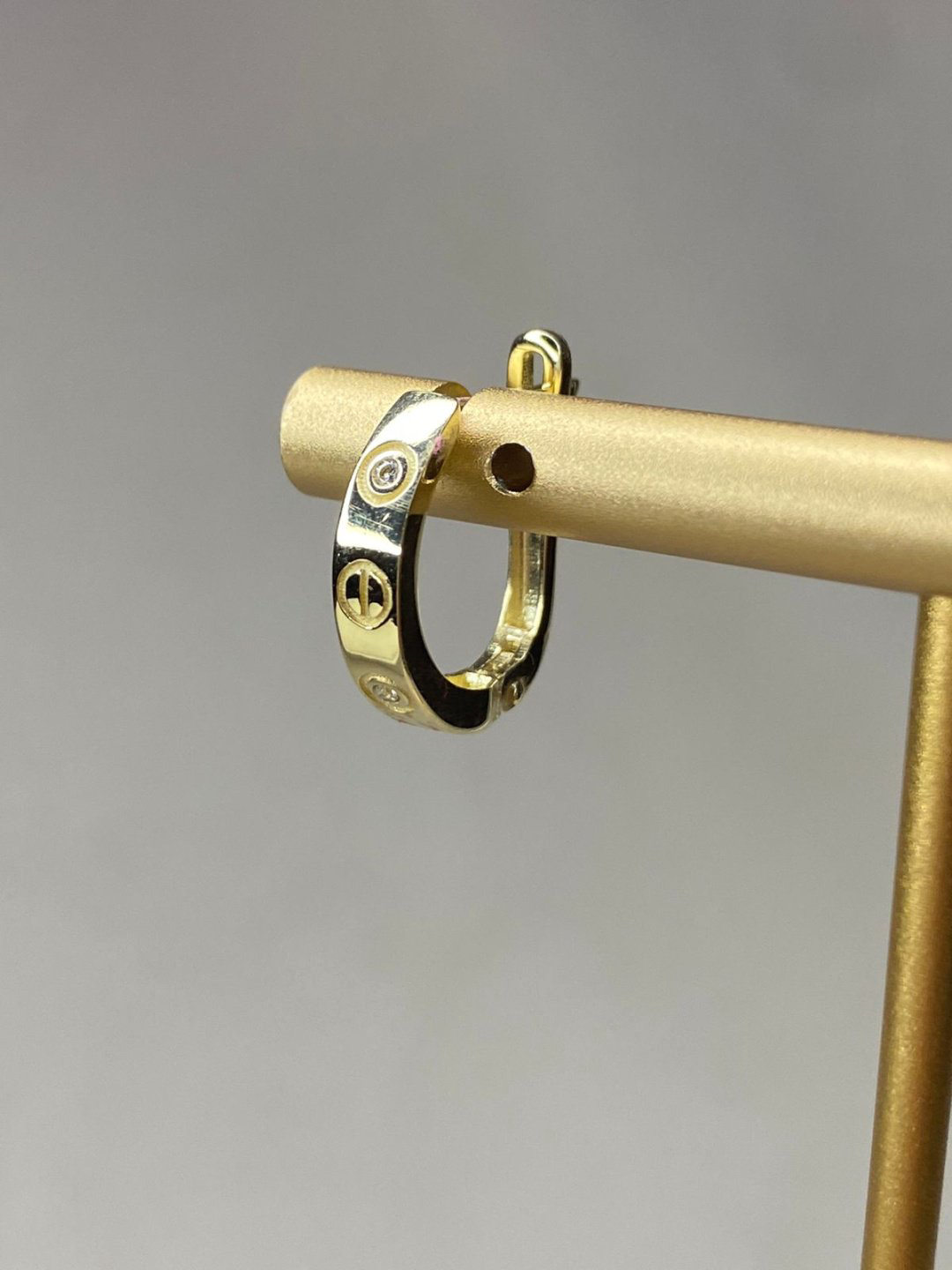 Серьги Italy Exclusive 345151 вес 2.97 г золото, фианит купить,NaN