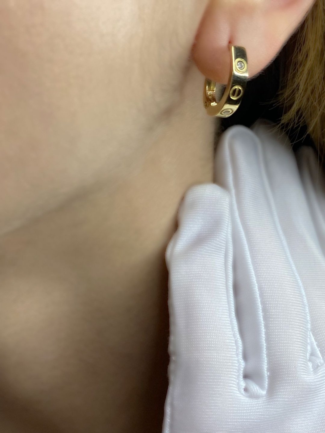 Серьги Italy Exclusive 345151 вес 2.97 г золото, фианит купить,NaN