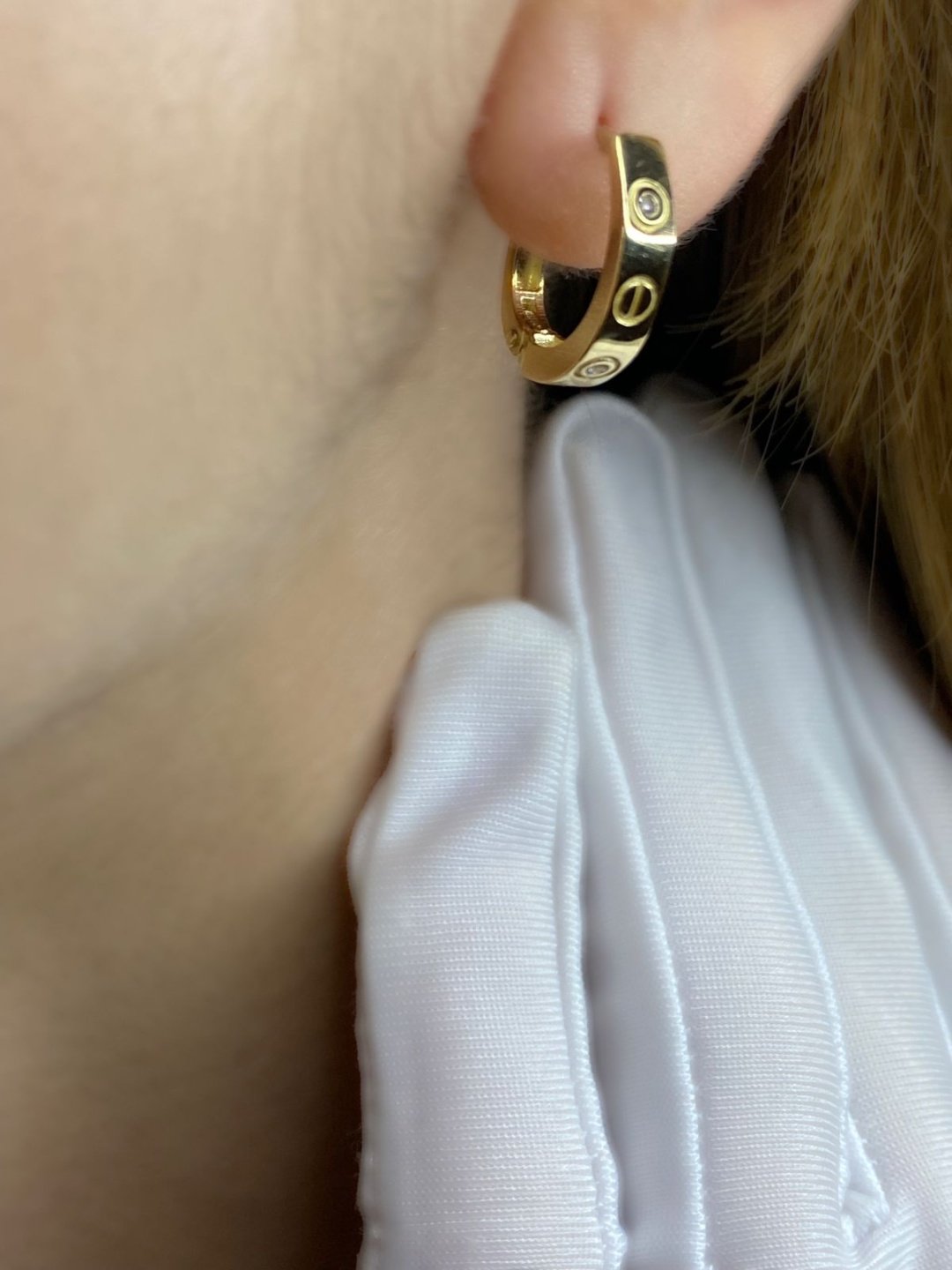 Серьги Italy Exclusive 345151 вес 2.97 г золото, фианит купить,NaN