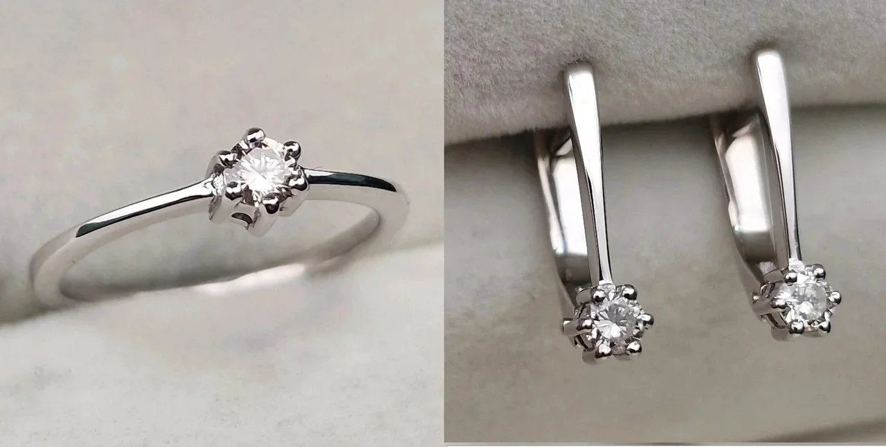 Комплект Deimantas 113690144 16,5р 0,124ct 0,18ct. купить,NaN