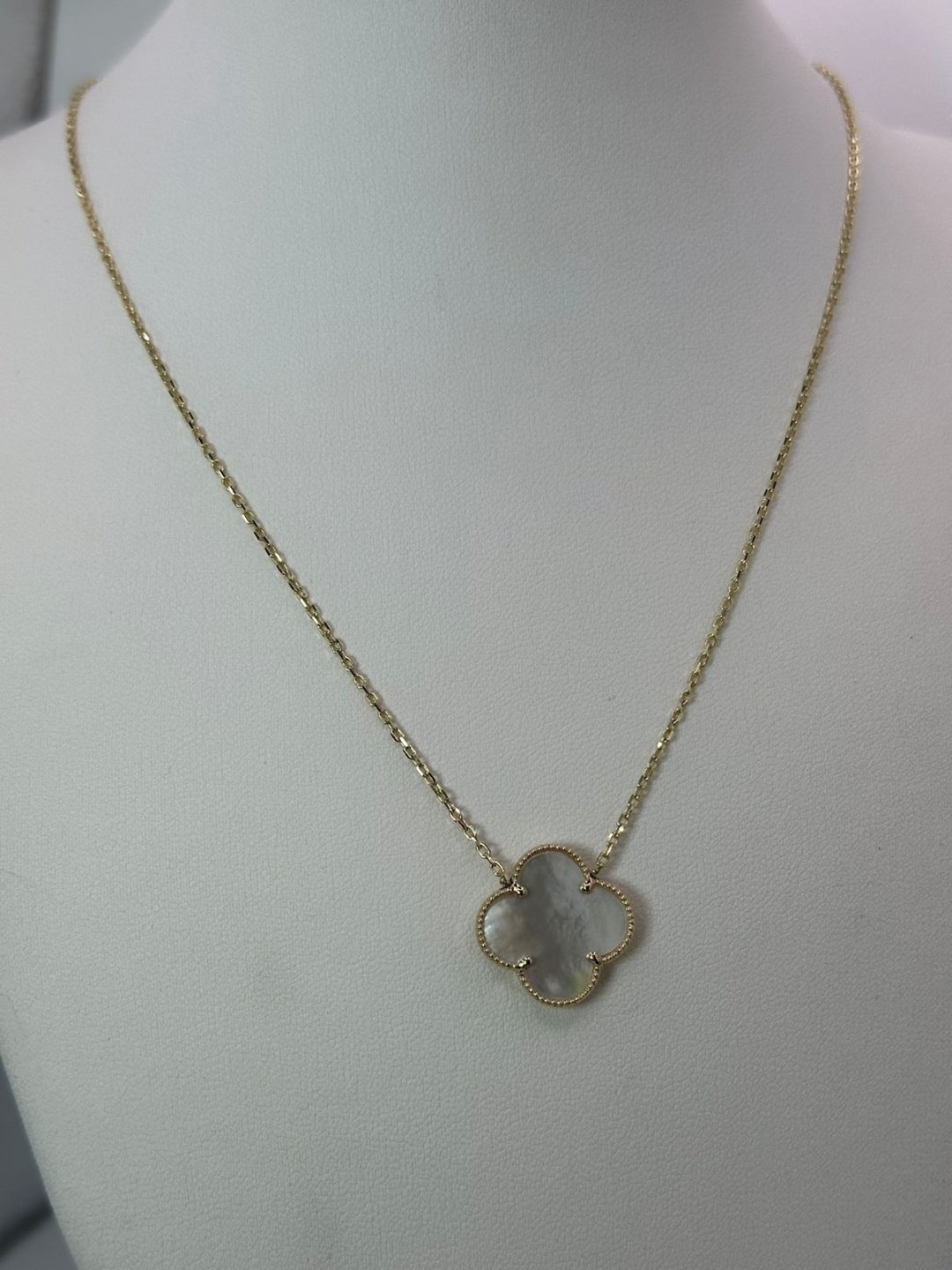 Колье Italian Gold 000198 длина 45 см вес 4.38 г золото, перламутр купить,327000