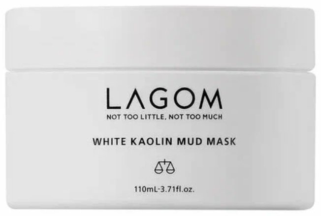 Маска для лица LAGOM глиняная White Kaolin Mud 110 мл