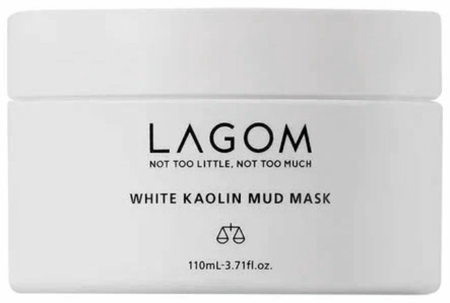 Маска для лица LAGOM глиняная White Kaolin Mud 110 мл купить,NaN