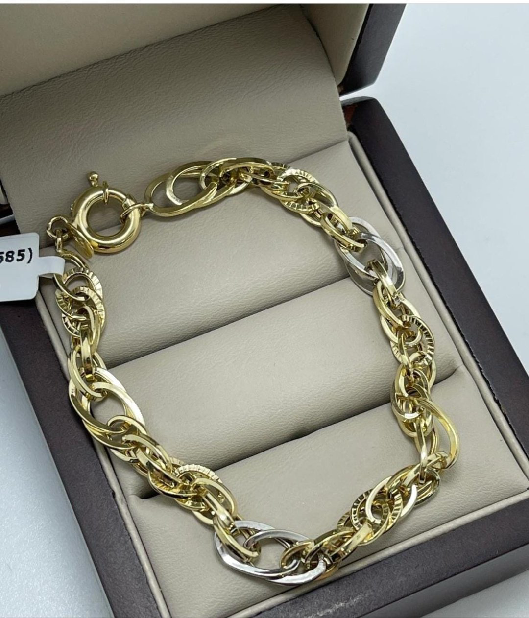 Браслет Italy Gold 180301ррр длина 19 см, вес 4.03 г золото, плетение ромб купить,298700