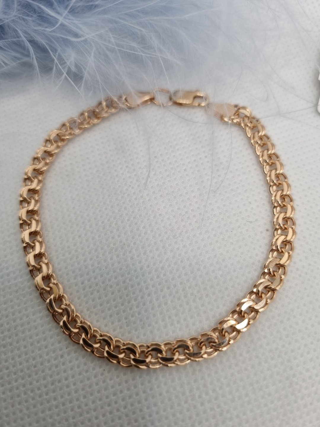 Браслет Zhanar Gold ZHA84/178 длина 19 см, вес 3.98 г золото, плетение бисмарк купить,269000
