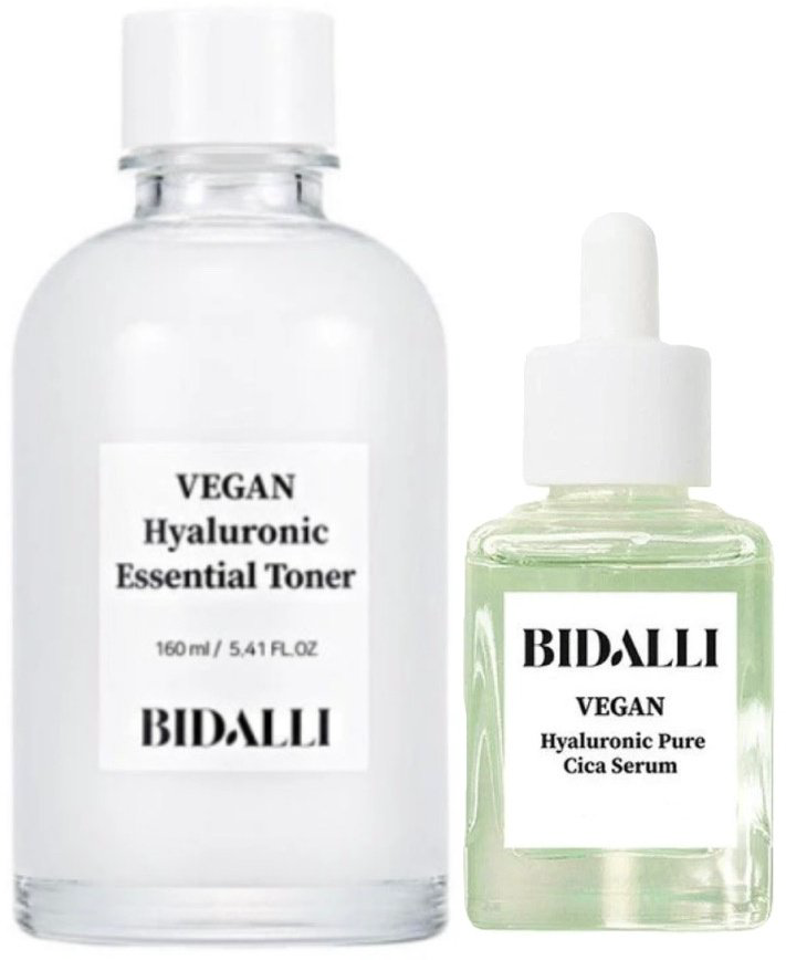 BIDALLI Hyaluronic Essential toner и Hyaluronic Pure serum набор по уходу за лицом для женщин купить,NaN